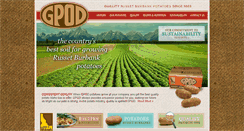 Desktop Screenshot of gpodpotatoes.com